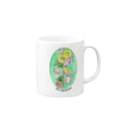 MoChi_Megのイカパイナポー=Ika&Pineapple Mug :right side of the handle