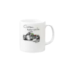 スタジオばんやのカスタムモーターサイクル Mug :right side of the handle