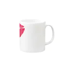 LuLaLysのa Kiss Mug :right side of the handle