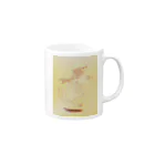 yupiyのホームランキャット Mug :right side of the handle