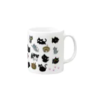 nobのねこちゃんの Mug :right side of the handle