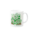 masahiro_minami_artのHELLO WORLD Mug :right side of the handle