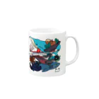 みなとまち層の海の生き物たち Mug :right side of the handle