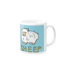 プリン倶楽部のSHEEP Mug :right side of the handle