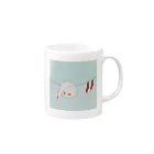 かわはらりのお洗濯あひる  Mug :right side of the handle