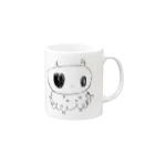 ユーマSHOPのもふもふちゃん Mug :right side of the handle