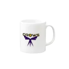 蹴鞠リーグ公式のYATA CROWS マグカップの取っ手の右面