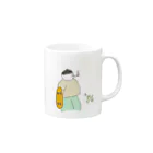 96-wedenesdayのBoogieおっちゃん Mug :right side of the handle