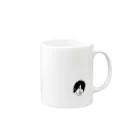 カメレオンのグローバル人材 Mug :right side of the handle