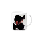 キッチンファラオのKiss デザイン Mug :right side of the handle