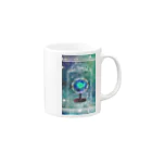 Δray☆storeのブルカニロ博士の研究〜天球儀(白) Mug :right side of the handle