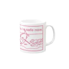 tidepoolのサイトクロダイdesign84 Mug :right side of the handle