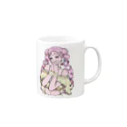 MIORI STOREのアイドルちゃん Mug :right side of the handle