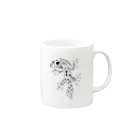 Saikuのありがとレオパ Mug :right side of the handle