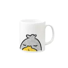 素敵なハシビロコウのひょっこり？じろり？ハシビロコウ Mug :right side of the handle