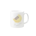 La pleine luneのらぷりゅロゴ Mug :right side of the handle