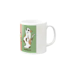 吠える動物の吠える動物たち Mug :right side of the handle