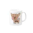 2525aloha_xoxo_hawaiiのaloha❣️shaka 🤙🏼 dog 🐶 Mug :right side of the handle