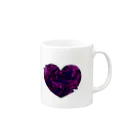 METEORの歪み気味LOVING Mug :right side of the handle