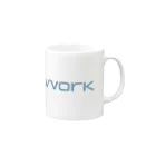 anyplace.workの.work グッズ Mug :right side of the handle