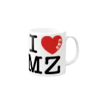 chaos + harmonyのI 💛 MZ Mug :right side of the handle