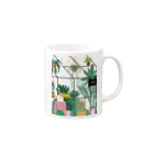 ちゃんごんのおうちの南国の観葉植物店 Mug :right side of the handle