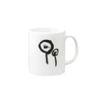 フォトグラフィティ Online - STOREの花の筆 Mug :right side of the handle