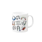 あめおショップのハッピージムフレンズ Mug :right side of the handle