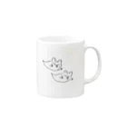 ピエールストア　pierre storeのカエルのオバケ Mug :right side of the handle