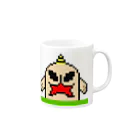 ﾅﾑ魂のおに03 Mug :right side of the handle