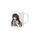 せるそる＠『エコ転』の卑弥呼ちゃま Mug :right side of the handle