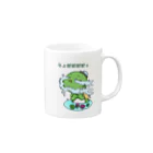 たけちのあてぇはカッパ Mug :right side of the handle