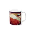 FUKUI CURRY CLUBの【Curry and Music WR】 Mug :right side of the handle