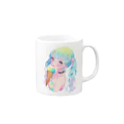 ヤバいTシャツ屋しゃんの暑い夏はアイスだ008 Mug :right side of the handle