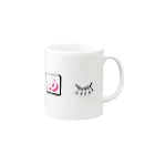 aowaowaoのめめめ Mug :right side of the handle