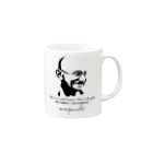 JOKERS FACTORYのGANDHI ver.2 Mug :right side of the handle