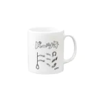 ケミバンヤの釣り仕掛けアイテム（胴突B） Mug :right side of the handle