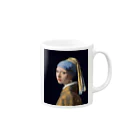 世界美術商店の真珠の耳飾りの少女 / Girl with a Pearl Earring マグカップの取っ手の右面