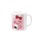 パールちゃん【公式】のおむすびしょくどう パールちゃん A Mug :right side of the handle