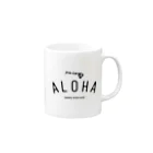 ハワイスタイルクラブのALOHA ISLANDS  （両面プリント） マグカップの取っ手の右面