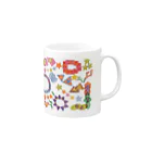 ケラピーSHOPのカラフル Mug :right side of the handle