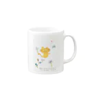 NaturalProjectオリジナルグッズのほのぼのねこさま Mug :right side of the handle