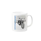 e50exhaust 公式SHOPのLIFE With Motorcycle05 Mug :right side of the handle