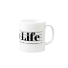 もりてつのCello Life Mug :right side of the handle