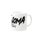 GOMA【公式】のGOMA１０周年ロゴグッズ マグカップの取っ手の右面