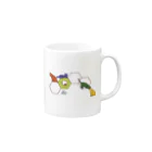 犬猫サロンぷらすの十猫十色なサロン猫達マグカップ Mug :right side of the handle