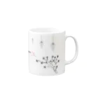 M＊MAMAGOTのM Mamagotのマグカップ♡ Mug :right side of the handle