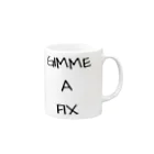 yuuuujのシド・ヴィシャス　GIMME A FIX Mug :right side of the handle