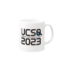 UCSQオフィシャルショップのUCSQ2023-オリジナルロゴ マグカップの取っ手の右面