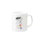 CharmyraのA Rainbow in My Heart Mug :right side of the handle